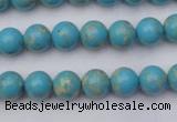 CDE2056 15.5 inches 6mm round dyed sea sediment jasper beads