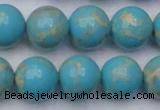 CDE2061 15.5 inches 16mm round dyed sea sediment jasper beads