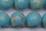 CDE2065 15.5 inches 24mm round dyed sea sediment jasper beads