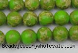 CDE2068 15.5 inches 8mm round dyed sea sediment jasper beads