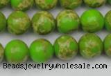 CDE2070 15.5 inches 12mm round dyed sea sediment jasper beads