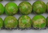 CDE2073 15.5 inches 18mm round dyed sea sediment jasper beads