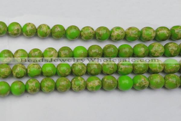 CDE2073 15.5 inches 18mm round dyed sea sediment jasper beads