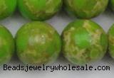 CDE2076 15.5 inches 24mm round dyed sea sediment jasper beads