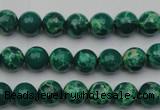 CDE2077 15.5 inches 4mm round dyed sea sediment jasper beads