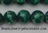 CDE2083 15.5 inches 16mm round dyed sea sediment jasper beads