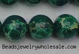 CDE2085 15.5 inches 20mm round dyed sea sediment jasper beads