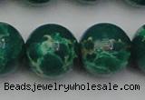 CDE2086 15.5 inches 22mm round dyed sea sediment jasper beads