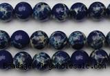 CDE2090 15.5 inches 8mm round dyed sea sediment jasper beads