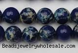 CDE2091 15.5 inches 10mm round dyed sea sediment jasper beads