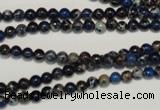 CDE220 15.5 inches 4mm round dyed sea sediment jasper beads