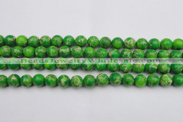 CDE2224 15.5 inches 12mm round dyed sea sediment jasper beads