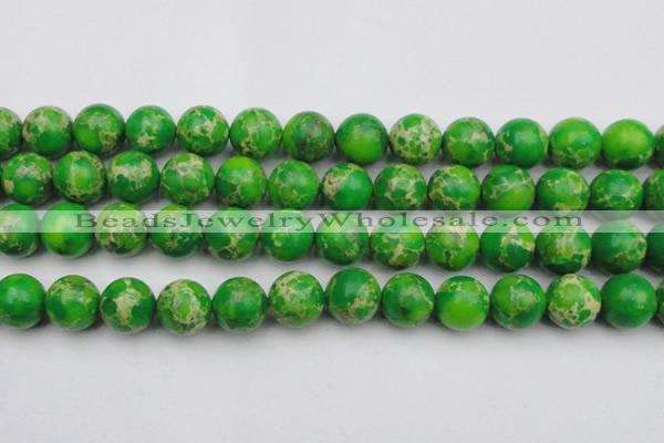 CDE2226 15.5 inches 16mm round dyed sea sediment jasper beads