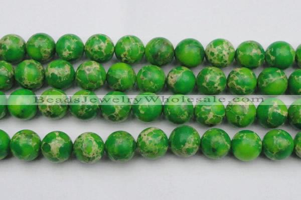 CDE2229 15.5 inches 22mm round dyed sea sediment jasper beads