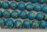 CDE2231 15.5 inches 4mm round dyed sea sediment jasper beads