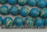 CDE2233 15.5 inches 8mm round dyed sea sediment jasper beads