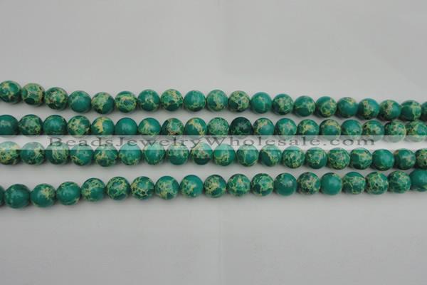 CDE2243 15.5 inches 6mm round dyed sea sediment jasper beads