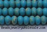 CDE2642 15.5 inches 8*12mm rondelle dyed sea sediment jasper beads