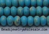 CDE2643 15.5 inches 10*14mm rondelle dyed sea sediment jasper beads