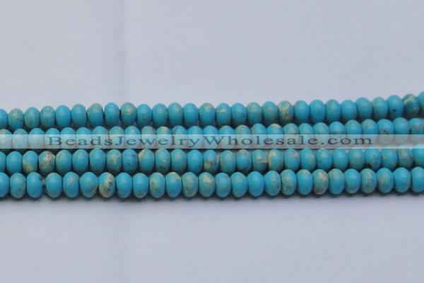 CDE2645 15.5 inches 13*18mm rondelle dyed sea sediment jasper beads