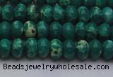 CDE2673 15.5 inches 7*10mm rondelle dyed sea sediment jasper beads