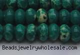 CDE2677 15.5 inches 13*18mm rondelle dyed sea sediment jasper beads