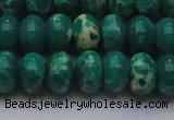 CDE2678 15.5 inches 15*20mm rondelle dyed sea sediment jasper beads