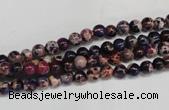 CDE360 15.5 inches 4mm round dyed sea sediment jasper beads