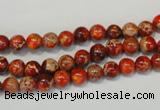 CDE491 15.5 inches 6mm round dyed sea sediment jasper beads