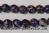 CDE696 15.5 inches 10mm round dyed sea sediment jasper beads