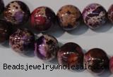 CDE697 15.5 inches 12mm round dyed sea sediment jasper beads