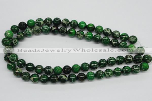 CDE70 15.5 inches 12mm round dyed sea sediment jasper beads