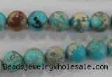 CDE803 15.5 inches 10mm round dyed sea sediment jasper beads wholesale