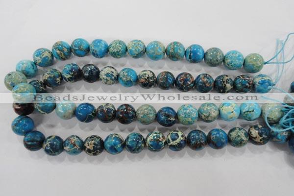 CDE807 15.5 inches 15mm round dyed sea sediment jasper beads wholesale