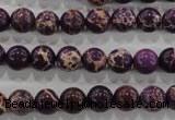 CDE842 15.5 inches 8mm round dyed sea sediment jasper beads wholesale