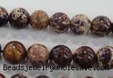 CDE844 15.5 inches 12mm round dyed sea sediment jasper beads wholesale