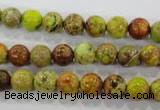 CDE861 15.5 inches 6mm round dyed sea sediment jasper beads wholesale