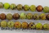 CDE862 15.5 inches 8mm round dyed sea sediment jasper beads wholesale