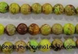 CDE864 15.5 inches 12mm round dyed sea sediment jasper beads wholesale