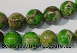 CDE922 15.5 inches 12mm round dyed sea sediment jasper beads