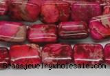 CDI20 16 inches 12*16mm rectangle dyed imperial jasper beads