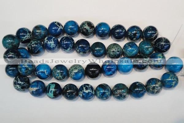 CDI222 15.5 inches 20mm round dyed imperial jasper beads