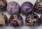 CDI368 15.5 inches 20mm round dyed imperial jasper beads