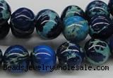 CDI45 16 inches 12mm round dyed imperial jasper beads wholesale