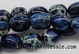 CDI63 16 inches 12*15mm nuggets dyed imperial jasper beads wholesale