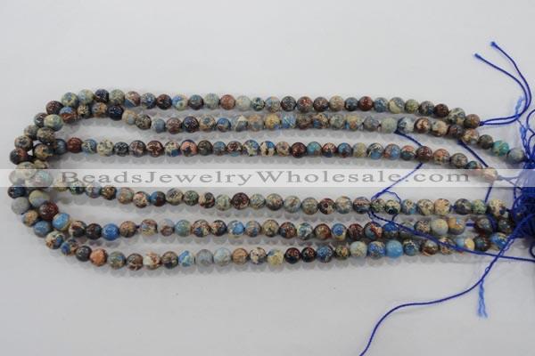 CDI812 15.5 inches 6mm round dyed imperial jasper beads wholesale