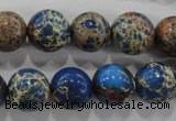 CDI815 15.5 inches 12mm round dyed imperial jasper beads wholesale