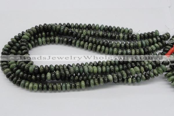 CDJ03 15.5 inches 5*10mm rondelle Canadian jade beads wholesale