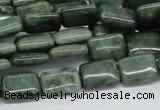 CDJ05 15.5 inches 10*14mm rectangle Canadian jade beads wholesale