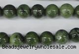 CDJ100 15.5 inches 10mm round Canadian jade beads wholesale